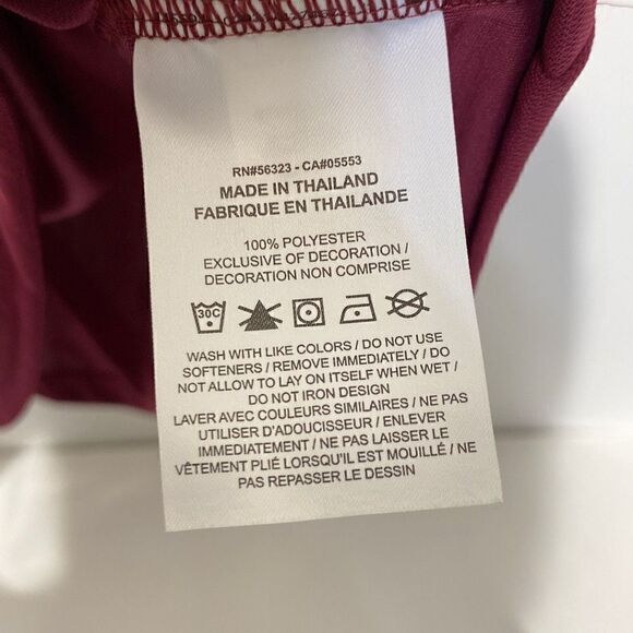 Nike Dri-Fit Men's Short Sleeve Red Golf Polo Shirt Size M - Picture 8 of 9